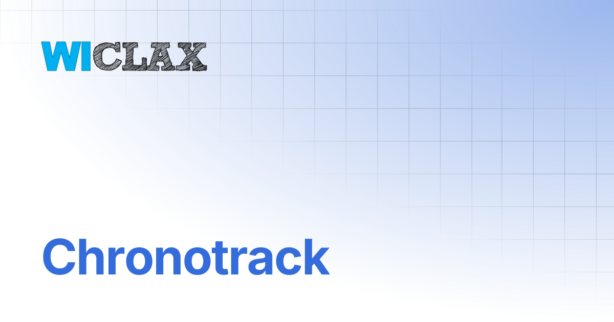 Chronotrack | documentation